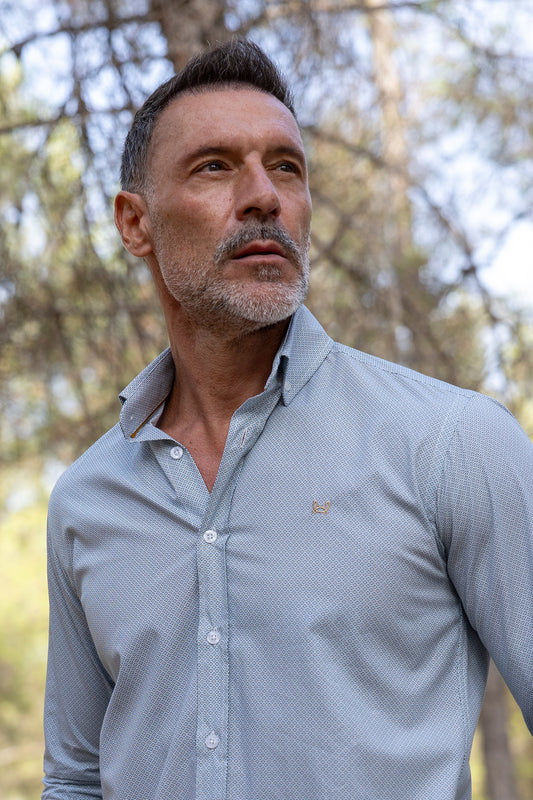 Camisa Estampada Circulos | Leganes