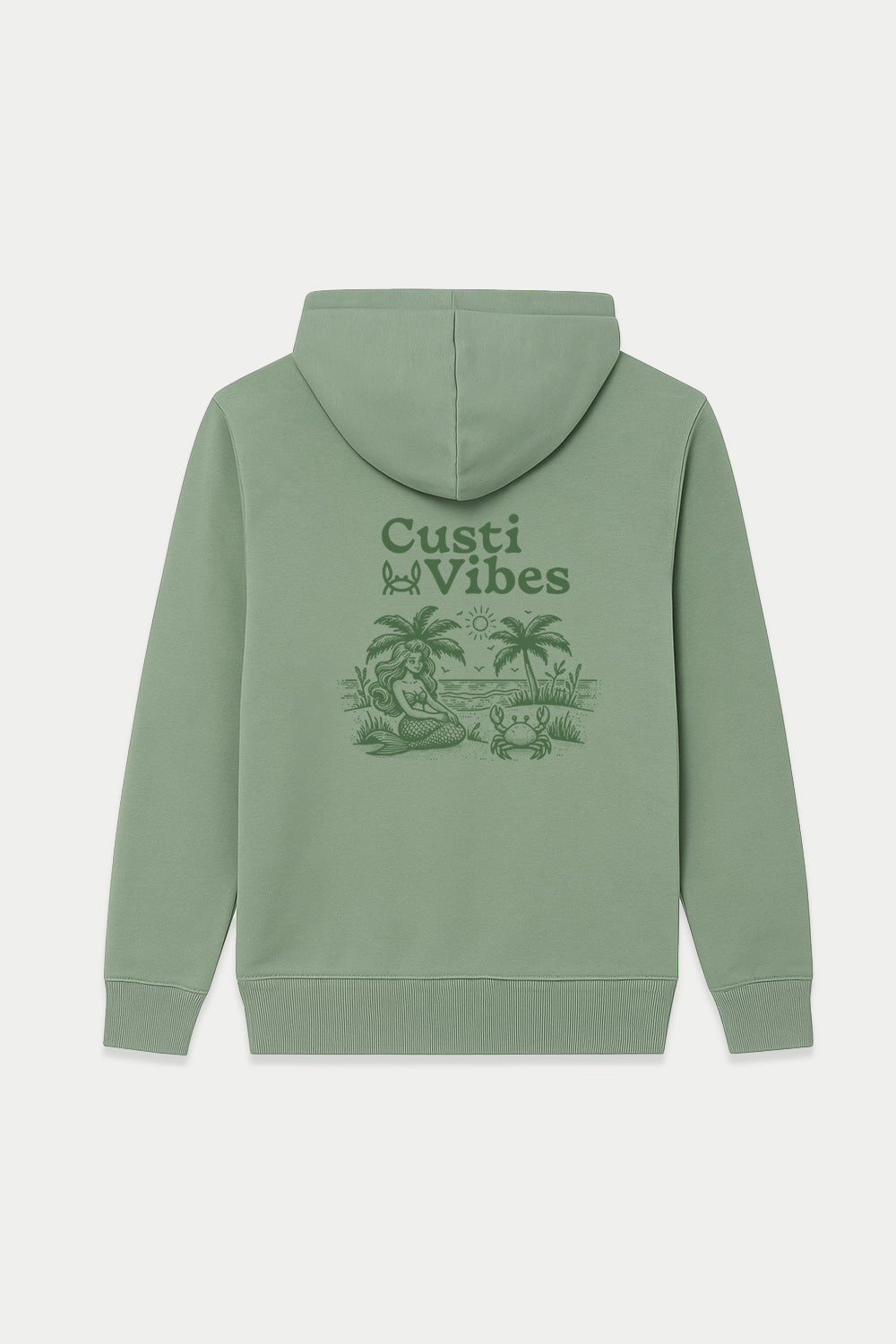Sudadera Capucha Verde | Nantes