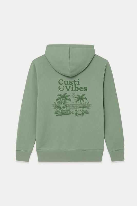Sudadera Capucha Verde | Nantes