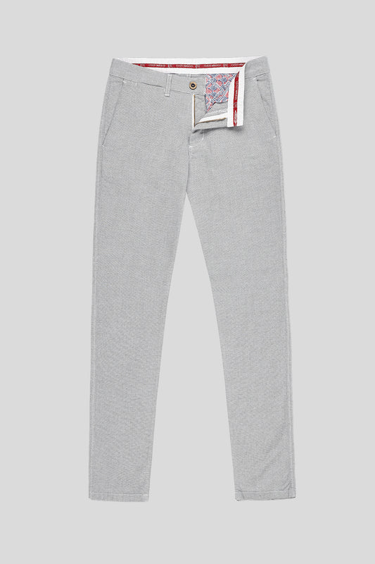 Pantalón Chino Fantasía Blanco | Manzanares