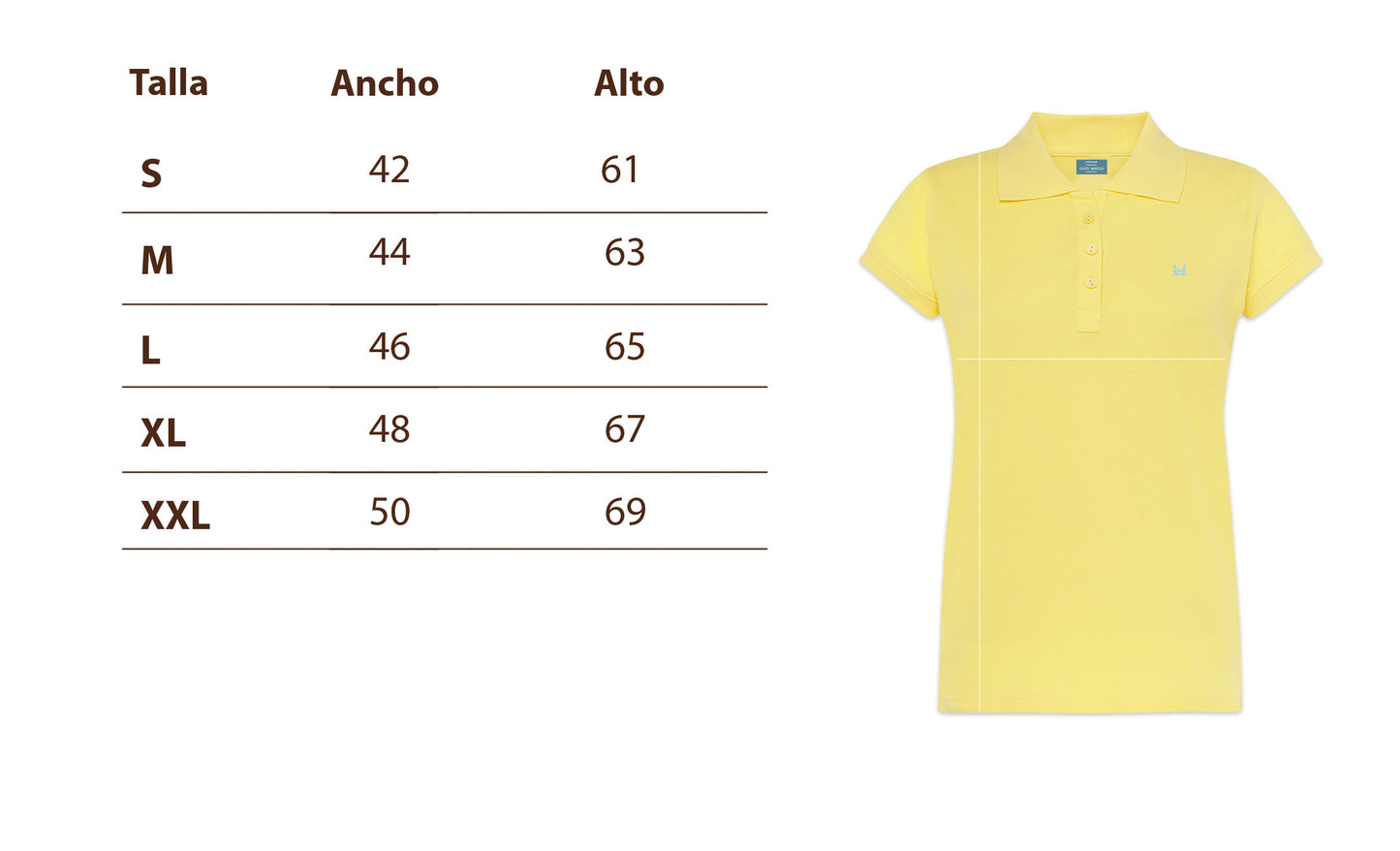 Polo Chica Amarillo