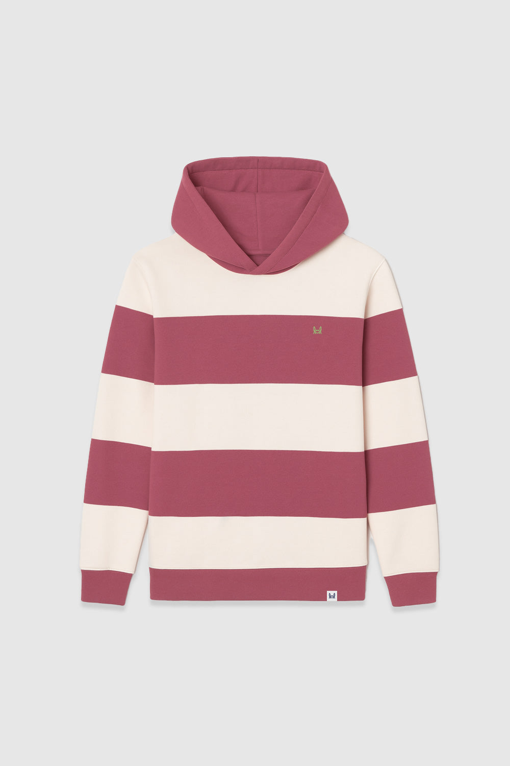Sudadera Capucha Raya Rojo | Milán