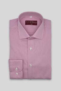 Camisa Vestir Micro Raya Rosa