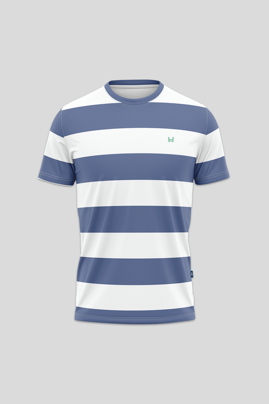 Camiseta Rayas Azul | Monaco