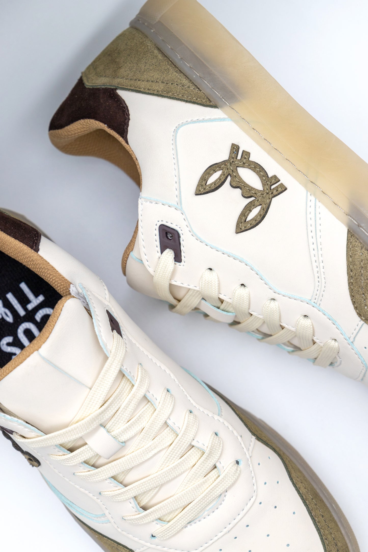 Sneaker Baja Blanco Khaki | Mountain