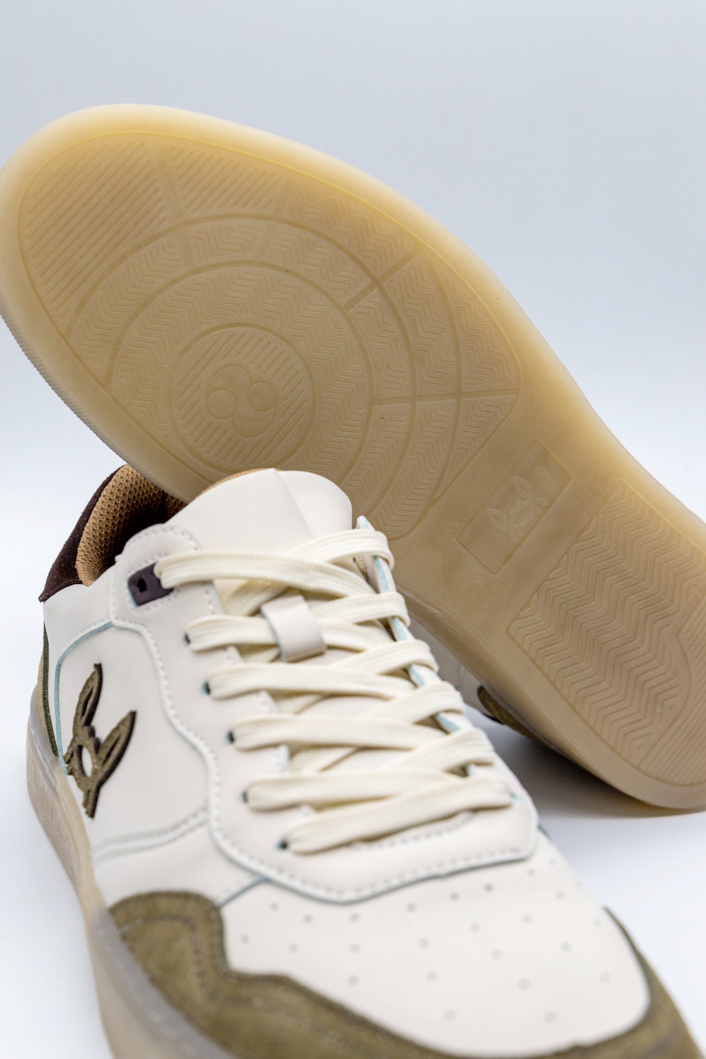 Sneaker Baja Blanco Khaki | Mountain
