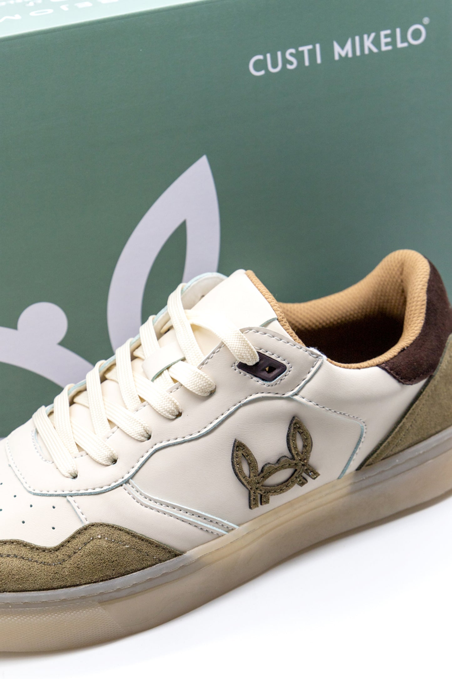 Sneaker Baja Blanco Khaki | Mountain