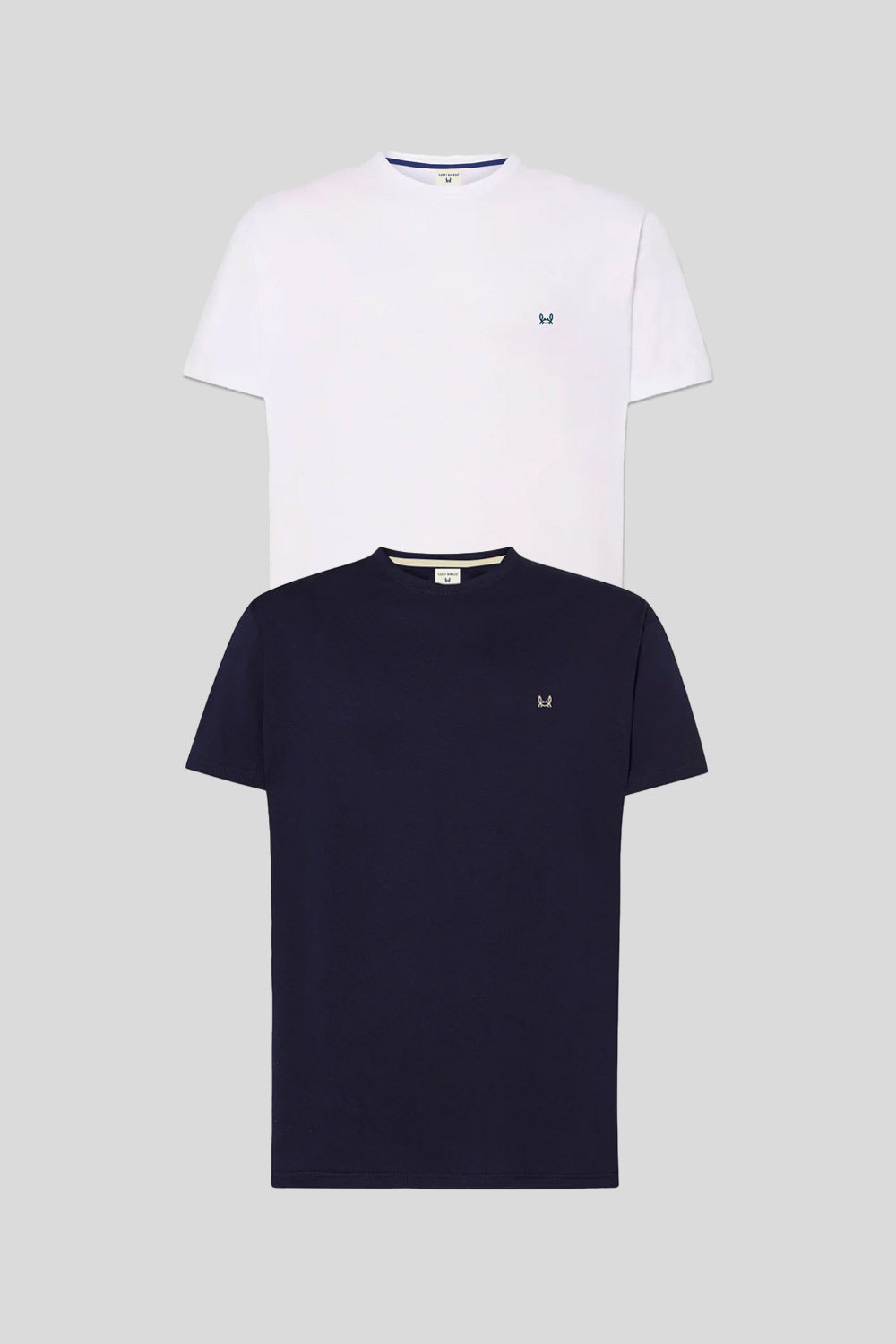 Pack Camiseta Básica Blanca-Marino