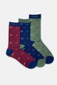 Pack 3 Calcetines Cangrejito Multicolor