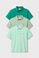 3Pack polo manga corta | Billar-Iceberg-Verde Mar