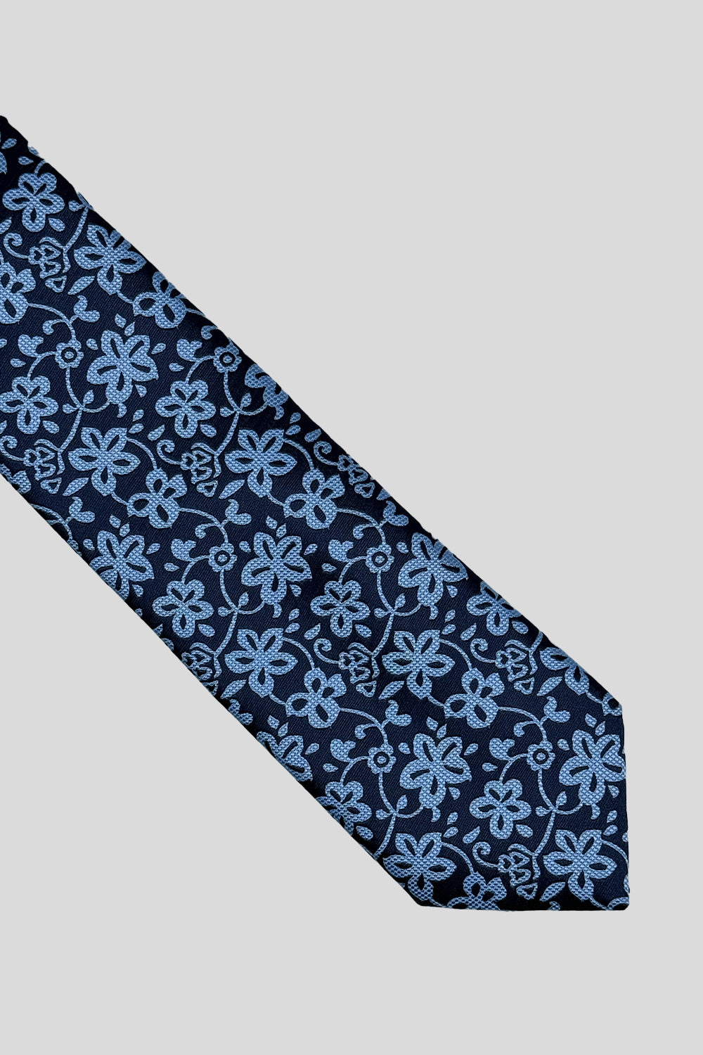 Corbata paisley marino