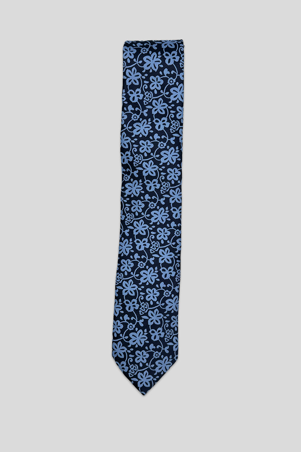 Corbata paisley marino