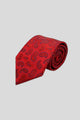 Corbata paisley roja
