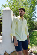 Polera Lisa Oxford Amarilla