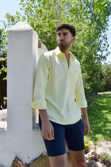 Polera Lisa Oxford Amarilla