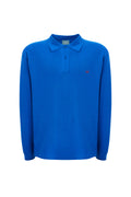 Polo Manga Larga Azul Tinta