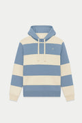 Sudadera Capucha Raya Celeste