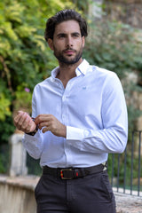 Camisa Lisa Oxford Blanca | Ronda