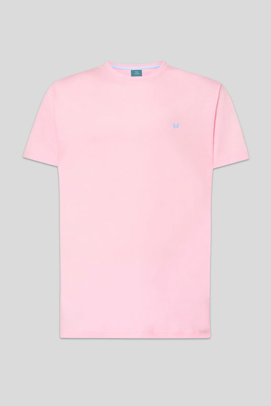 Camiseta básica rosa