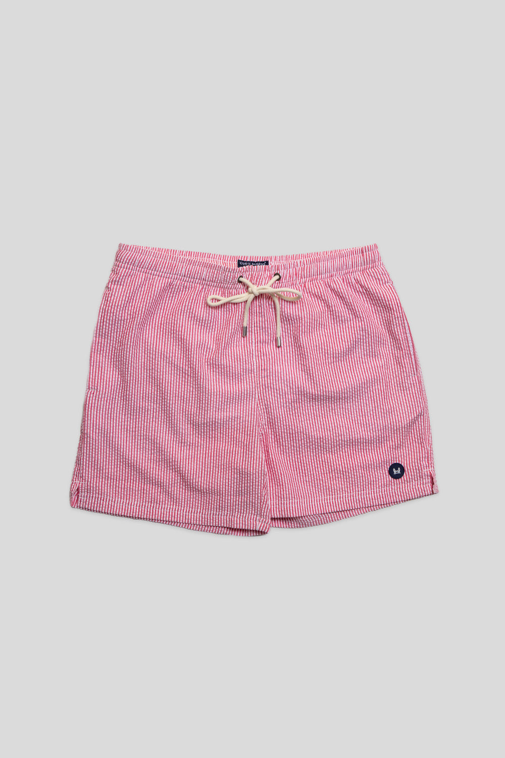 Bañador Seersucker Rojo