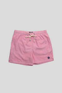 Bañador Seersucker Rojo