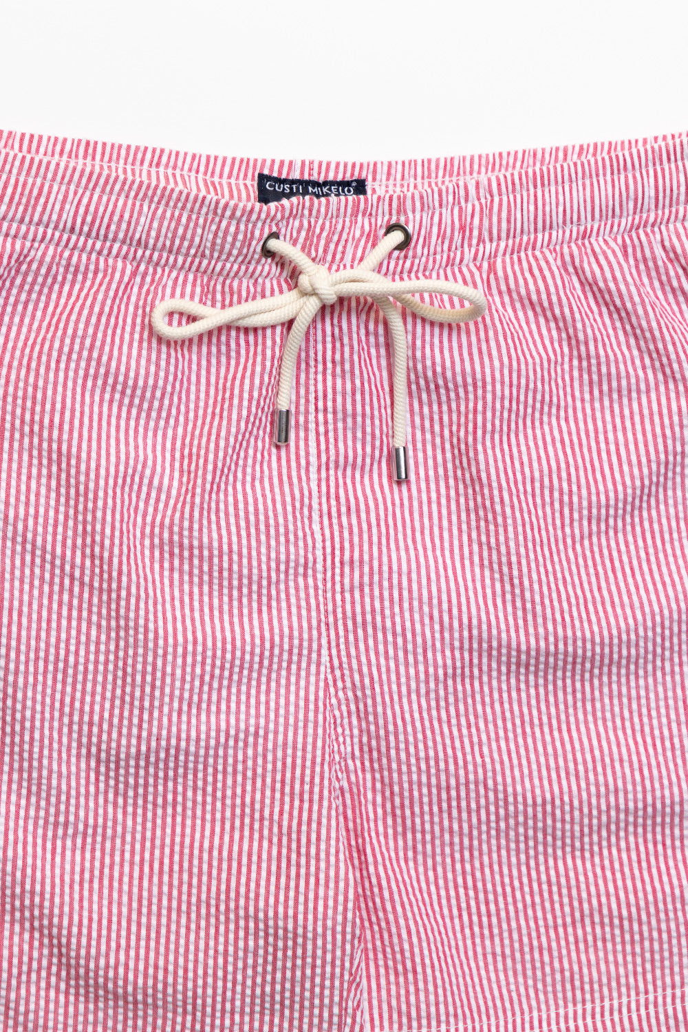 Bañador Seersucker Rojo