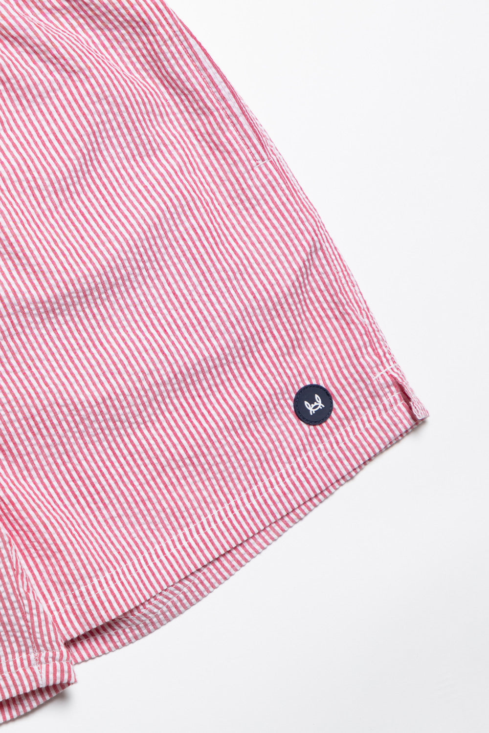 Bañador Seersucker Rojo