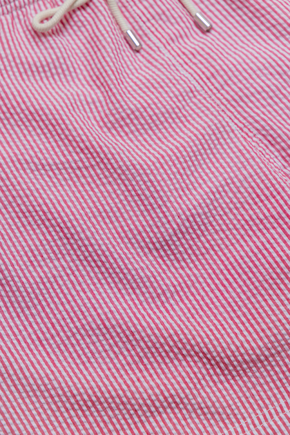 Bañador Seersucker Rojo