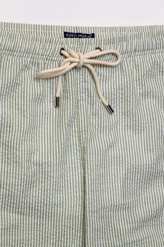 Bañador Seersucker Verde