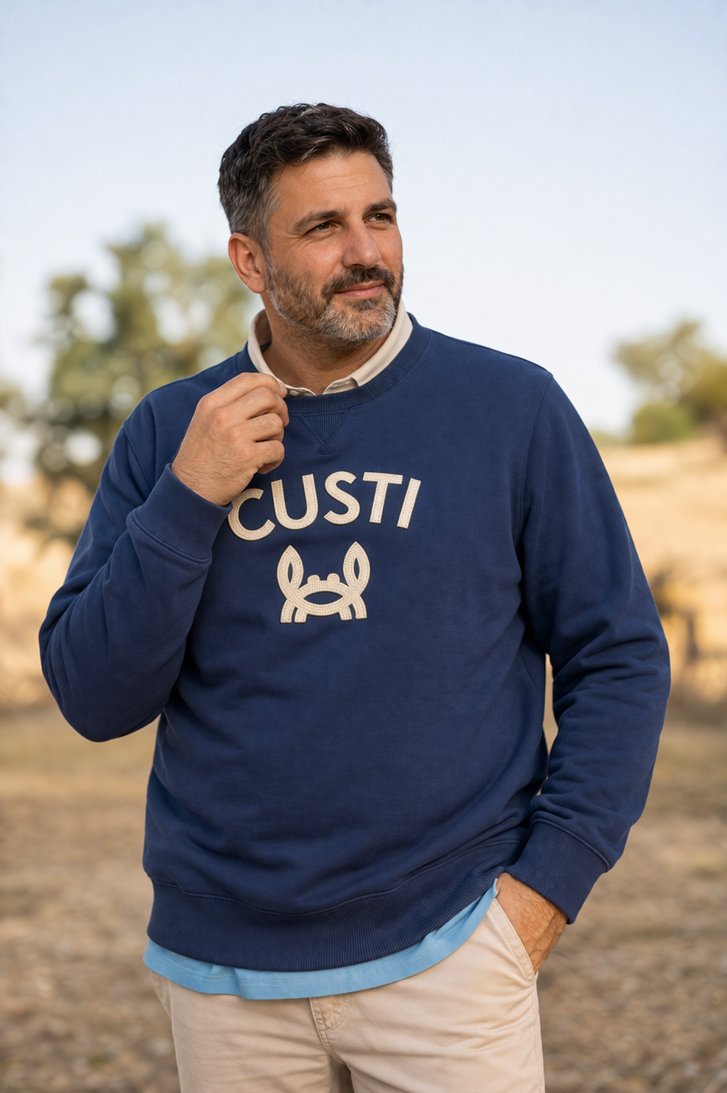 Sudadera Custi Cangrejito Marino