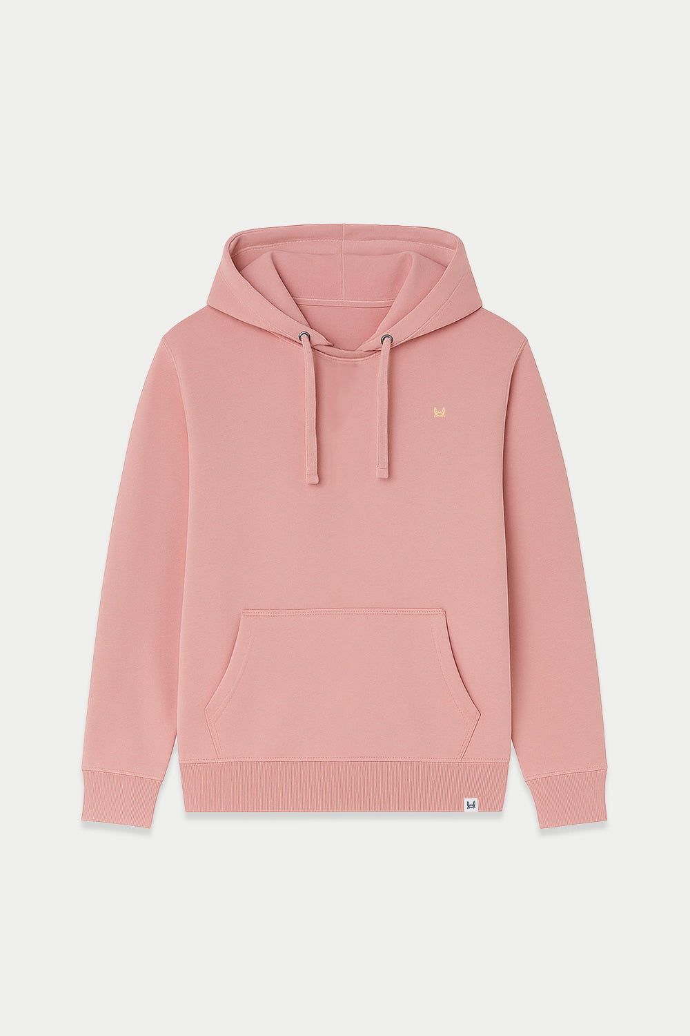 Sudadera Básica Capucha Rosa