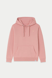 Sudadera Básica Capucha Rosa