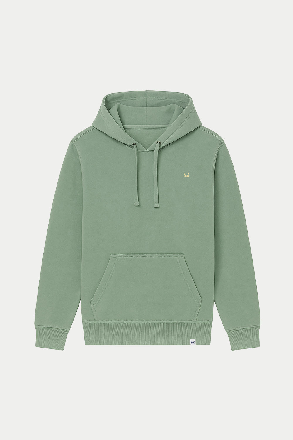 Sudadera Básica Capucha Verde