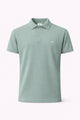 Polo Básico Manga Corta Verde Iceberg