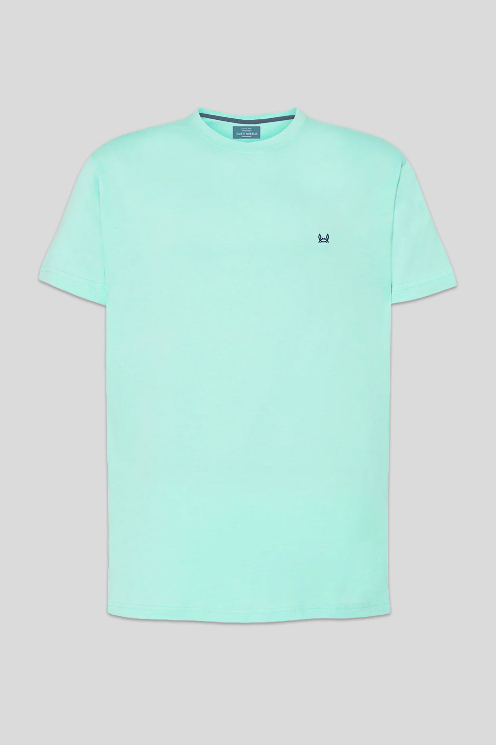 Camiseta básica verde azulado