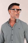 Camisa Cuadro Mini Vichy Verde