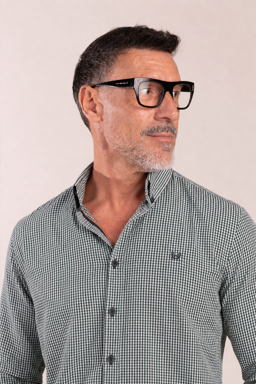 Camisa Cuadro Mini Vichy Verde