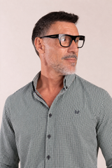 Camisa Cuadro Mini Vichy Verde