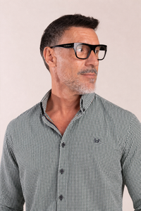 Camisa Cuadro Mini Vichy Verde