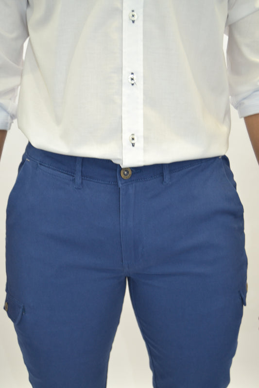 Pantalón Cargo Azulón