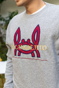 Sudadera Bordada Gris