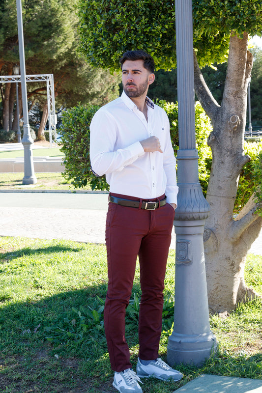 Camisa Codera Oxford Blanca | Cádiz
