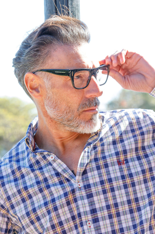 Camisa Cuadro Amarillo | Pontevedra