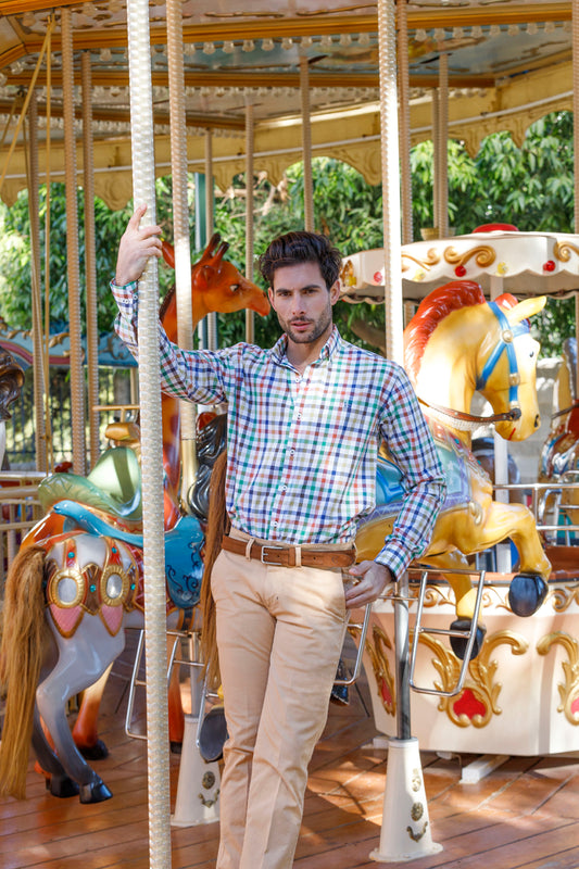 Camisa Cuadro Marrón | Lugo