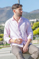 Camisa Lino Mini Raya Rosa | Oviedo