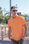 Polo Básico Manga Corta Mandarina