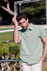 Polo Básico Verde Oliva